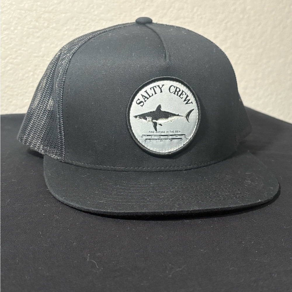 Salty Crew Black Mesh Cap